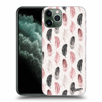 Picasee silikonový průhledný obal pro Apple iPhone 11 Pro - Pírka 2