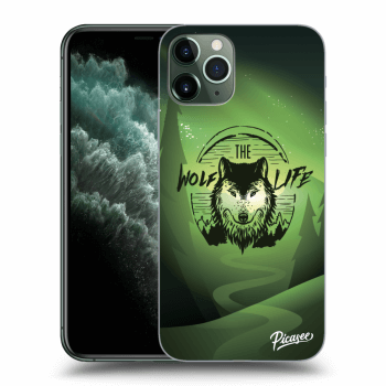 Picasee silikonový průhledný obal pro Apple iPhone 11 Pro - Život vlka