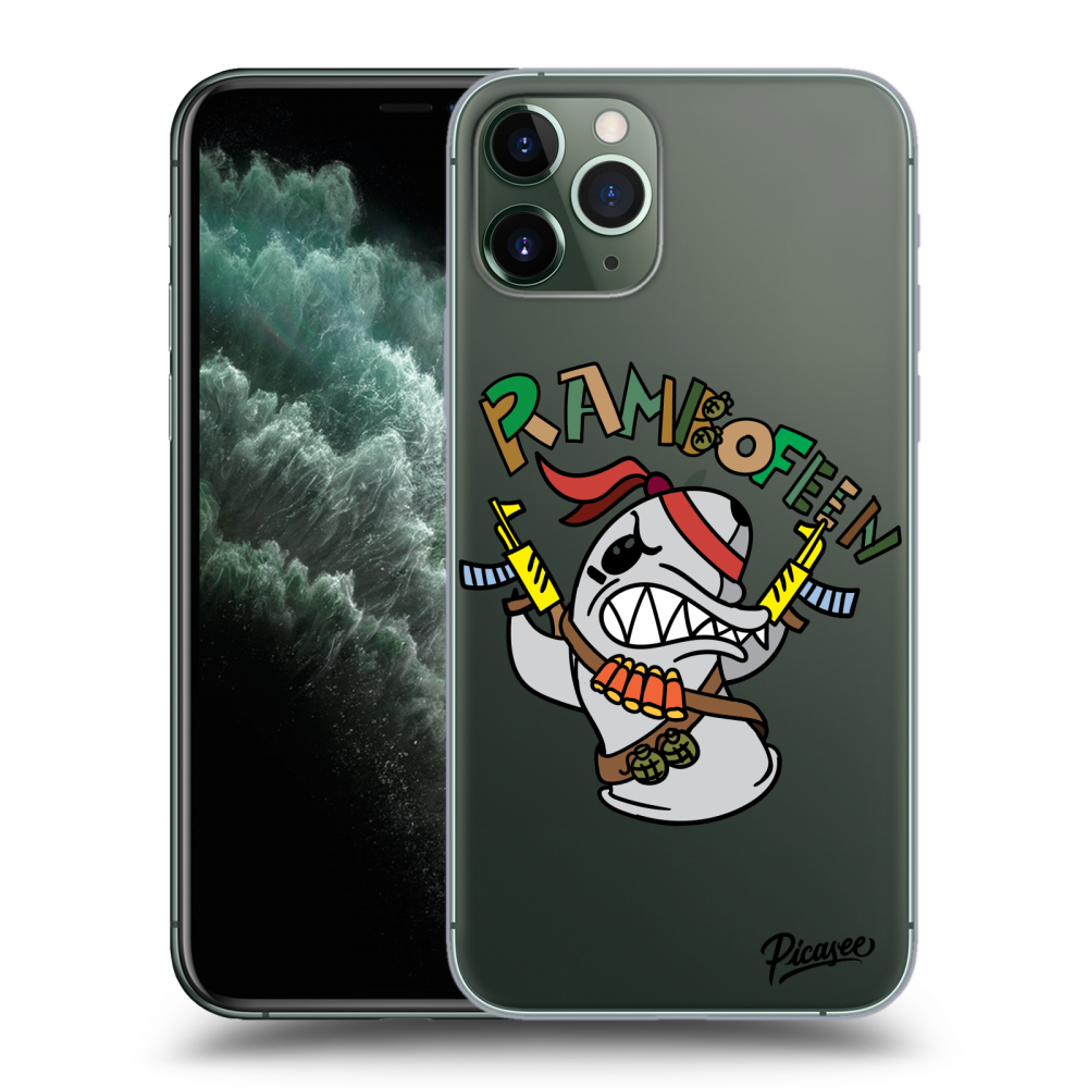 Picasee silikonový průhledný obal pro Apple iPhone 11 Pro - Rambofen