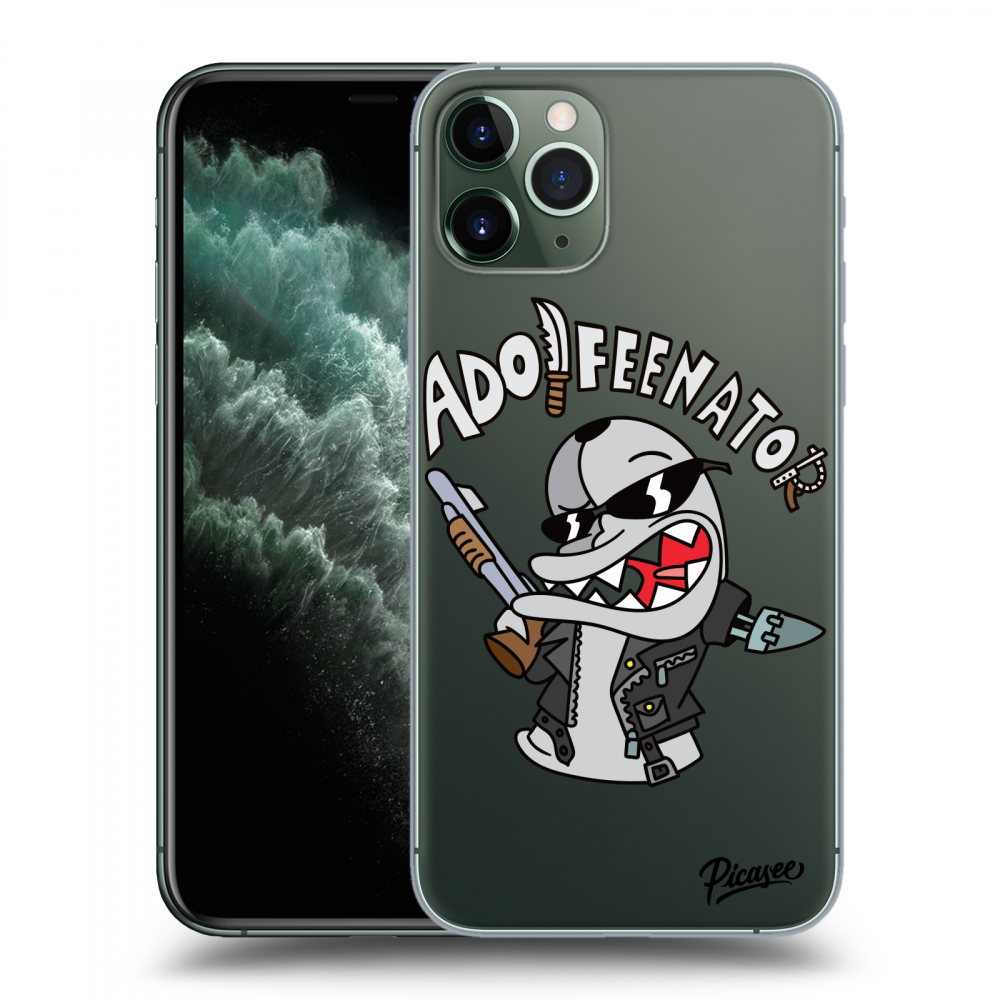 Picasee silikonový průhledný obal pro Apple iPhone 11 Pro - Adolfeenator