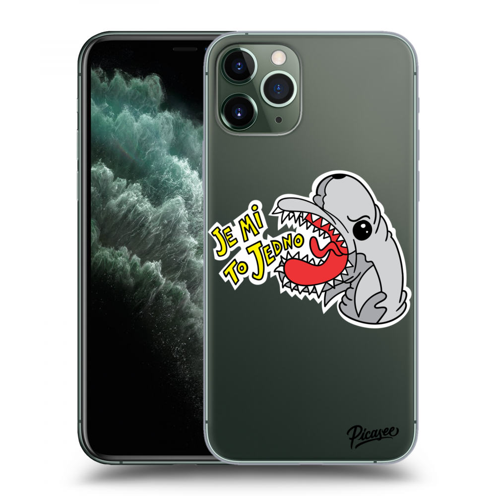 Picasee silikonový průhledný obal pro Apple iPhone 11 Pro - Je mi to jedno