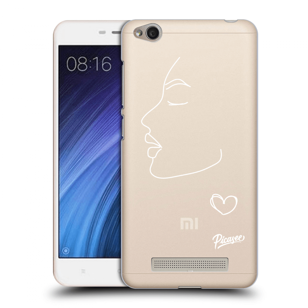 Picasee silikonový průhledný obal pro Xiaomi Redmi 4A - Couple girl White