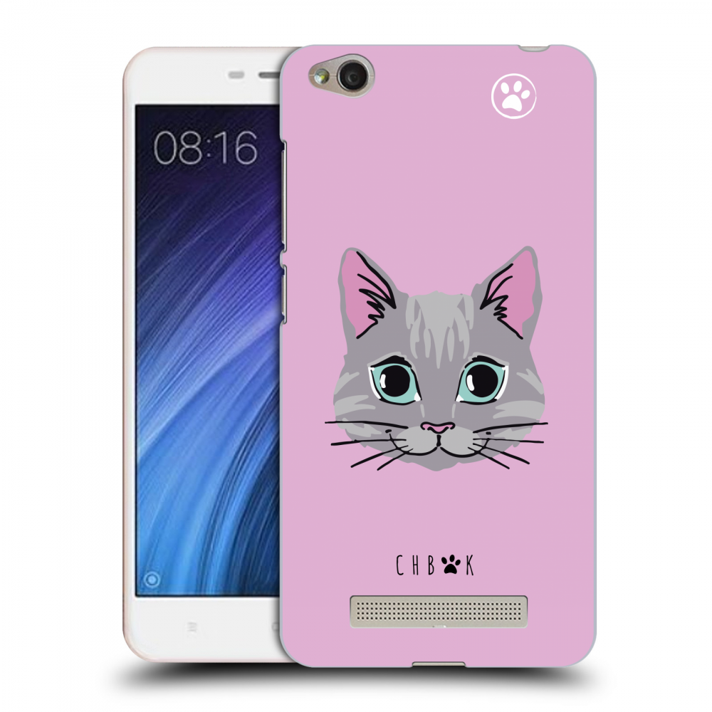 Picasee silikonový průhledný obal pro Xiaomi Redmi 4A - Chybí mi kočky - Růžová