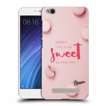 Picasee silikonový průhledný obal pro Xiaomi Redmi 4A - Life is as sweet as you are