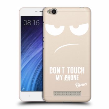 Picasee silikonový průhledný obal pro Xiaomi Redmi 4A - Don't Touch My Phone