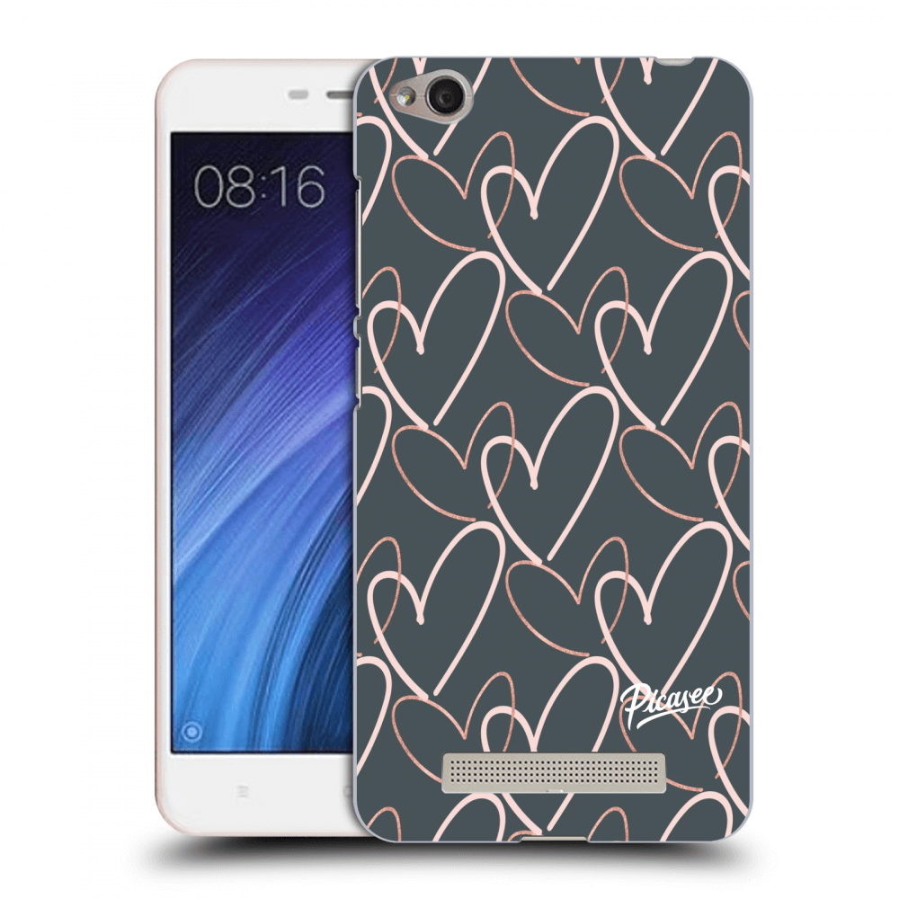 Picasee silikonový průhledný obal pro Xiaomi Redmi 4A - Lots of love