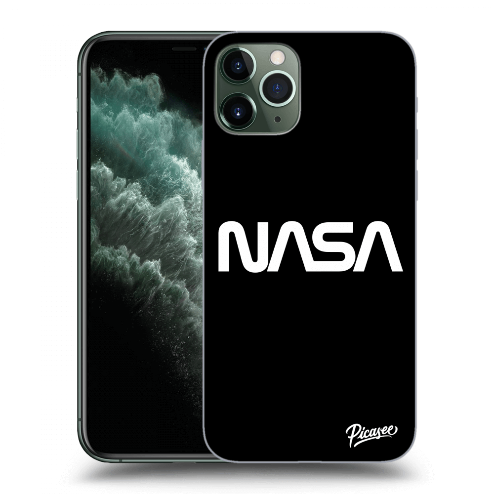 Picasee silikonový černý obal pro Apple iPhone 11 Pro Max - NASA Basic