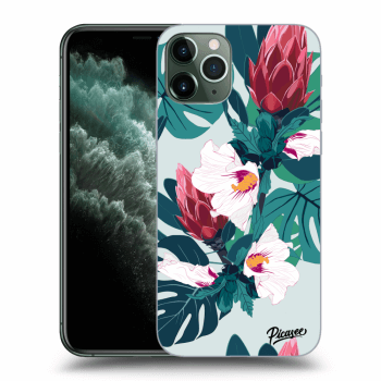 Picasee silikonový průhledný obal pro Apple iPhone 11 Pro Max - Rhododendron