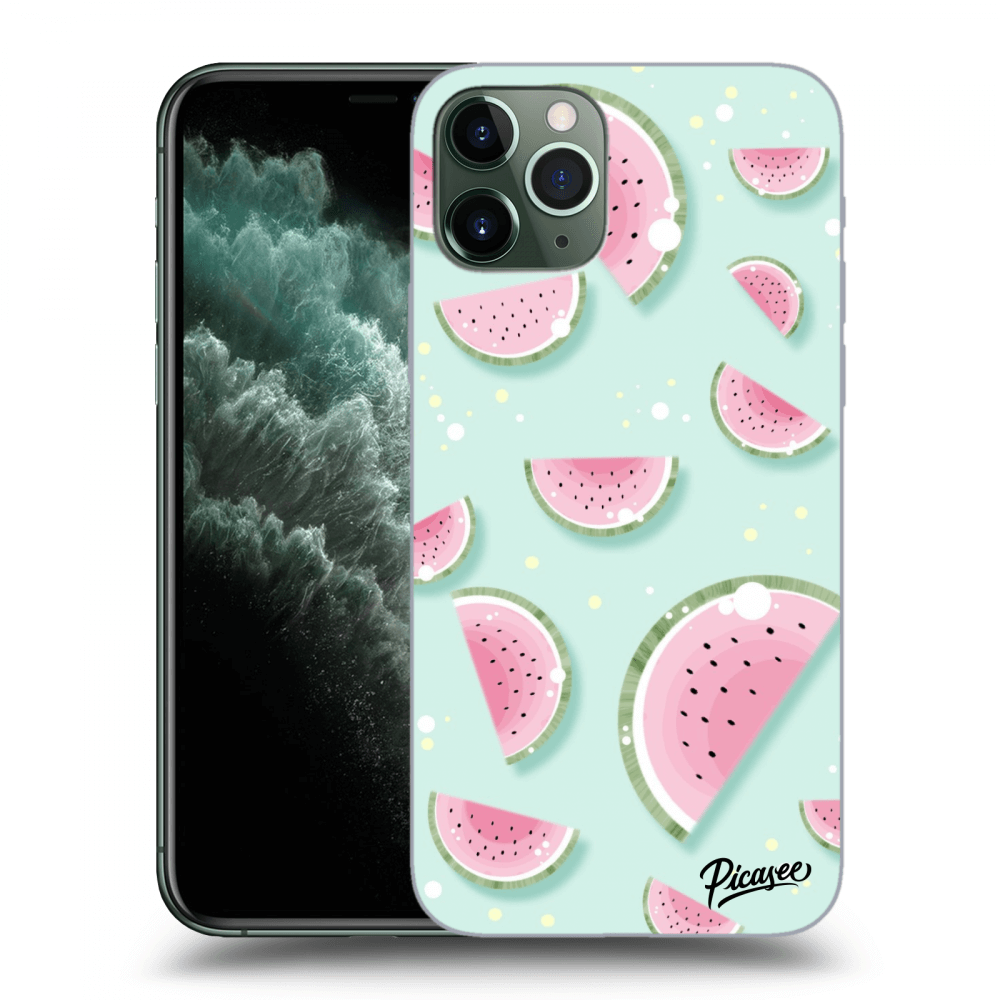 Picasee silikonový průhledný obal pro Apple iPhone 11 Pro Max - Watermelon 2