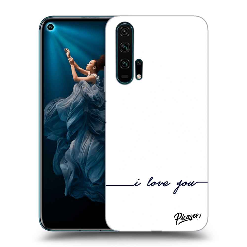 Picasee ULTIMATE CASE pro Honor 20 Pro - I love you