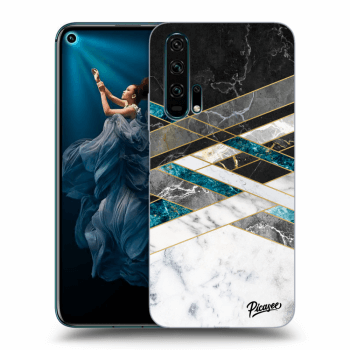 Picasee ULTIMATE CASE pro Honor 20 Pro - Black & White geometry