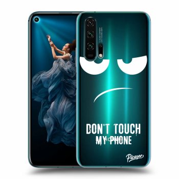 Picasee silikonový průhledný obal pro Honor 20 Pro - Don't Touch My Phone