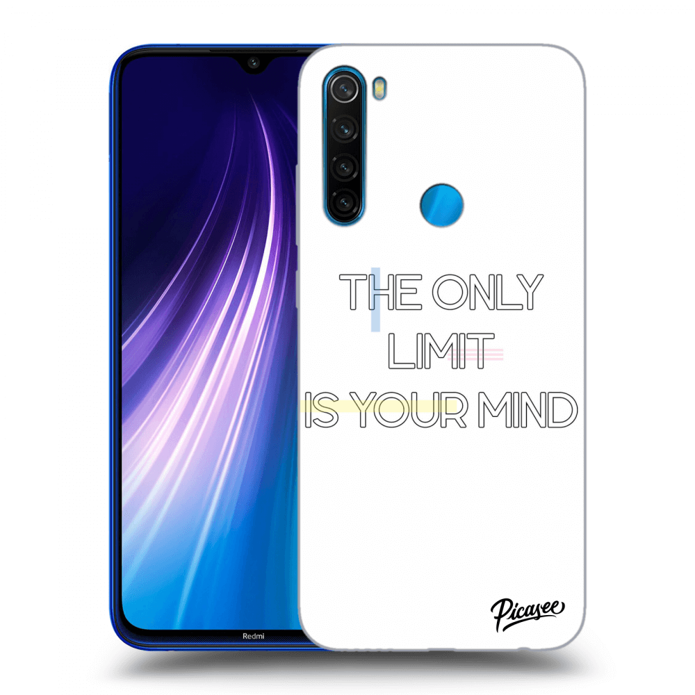 Picasee silikonový průhledný obal pro Xiaomi Redmi Note 8 - The only limit is your mind
