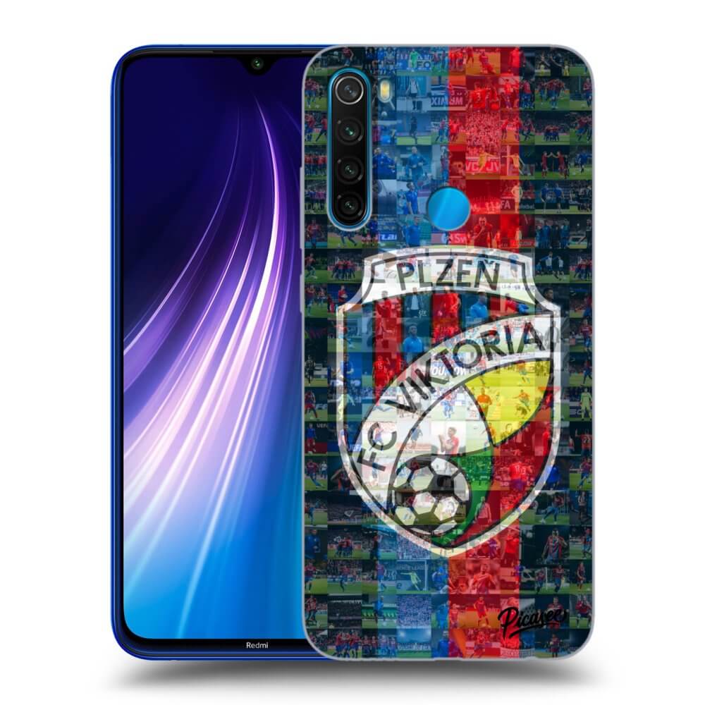 Picasee silikonový černý obal pro Xiaomi Redmi Note 8 - FC Viktoria Plzeň A