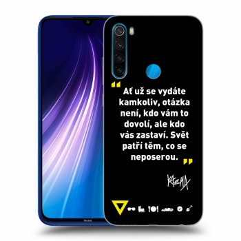 Obal pro Xiaomi Redmi Note 8 - Kazma - SVĚT PATŘÍ TĚM, CO SE NEPOSEROU