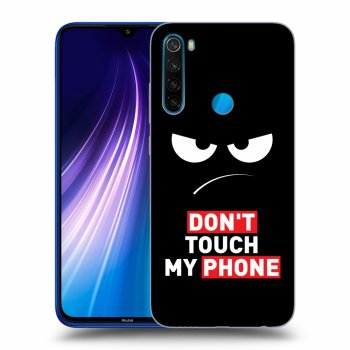 Obal pro Xiaomi Redmi Note 8 - Angry Eyes - Transparent