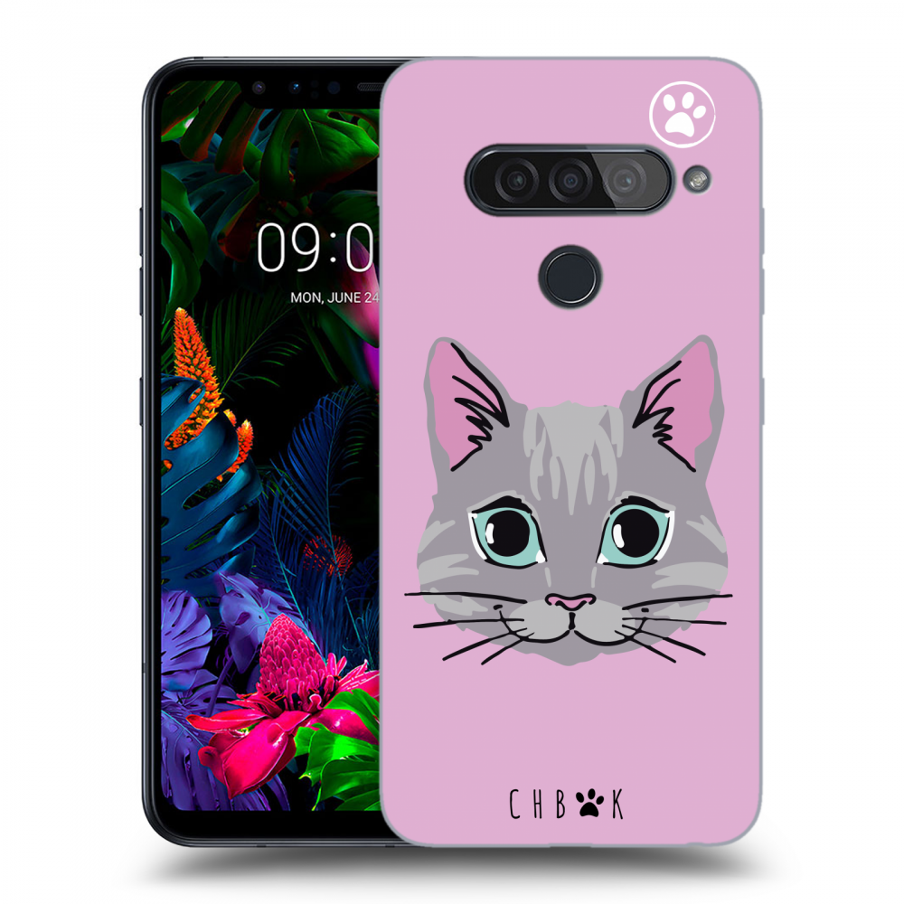 Picasee silikonový průhledný obal pro LG G8s ThinQ - Chybí mi kočky - Růžová