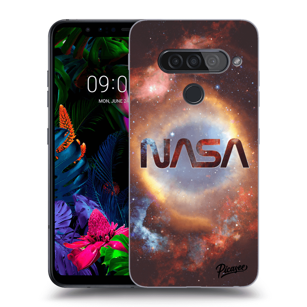 Picasee silikonový průhledný obal pro LG G8s ThinQ - Nebula