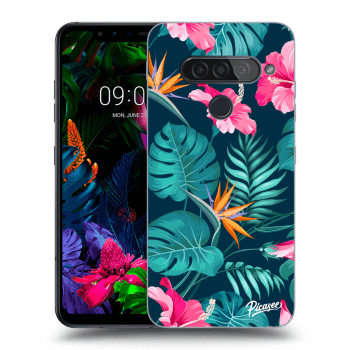 Obal pro LG G8s ThinQ - Pink Monstera