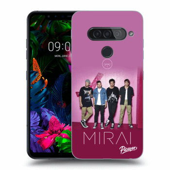 Picasee silikonový průhledný obal pro LG G8s ThinQ - Mirai - Pink