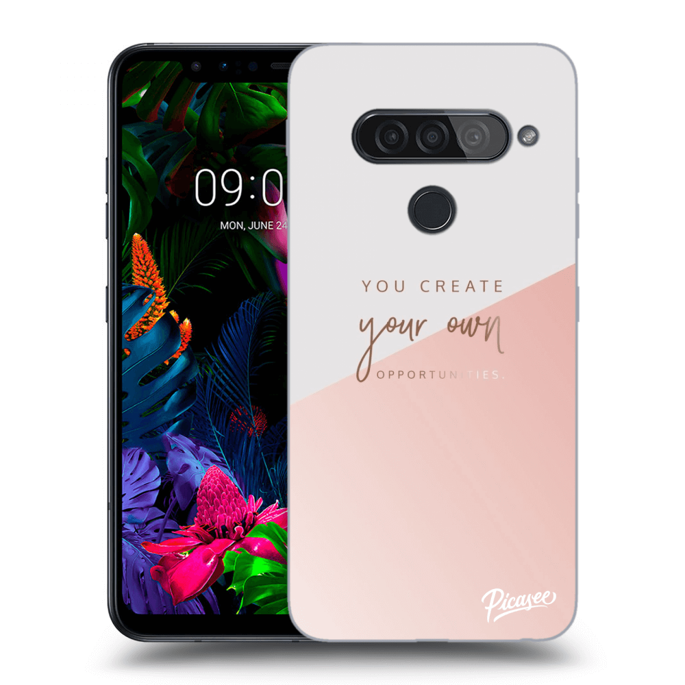 Picasee silikonový průhledný obal pro LG G8s ThinQ - You create your own opportunities