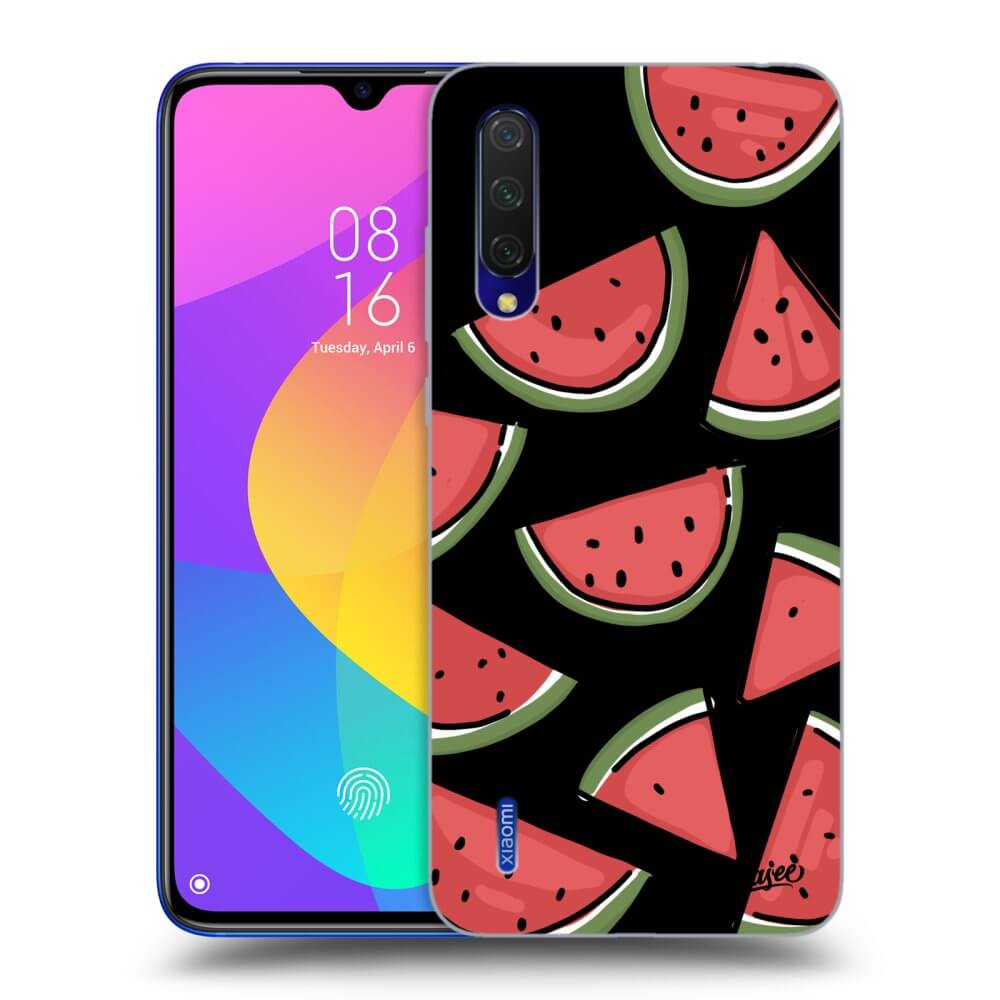 Picasee silikonový černý obal pro Xiaomi Mi 9 Lite - Melone