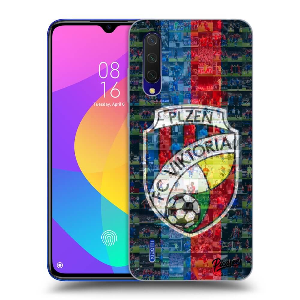 Picasee silikonový černý obal pro Xiaomi Mi 9 Lite - FC Viktoria Plzeň A