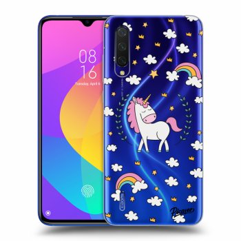 Picasee silikonový průhledný obal pro Xiaomi Mi 9 Lite - Unicorn star heaven