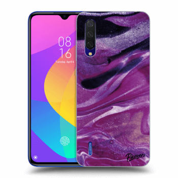 Obal pro Xiaomi Mi 9 Lite - Purple glitter