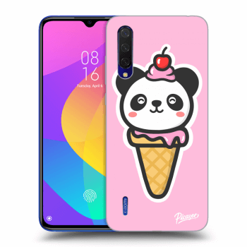 Picasee silikonový černý obal pro Xiaomi Mi 9 Lite - Ice Cream Panda