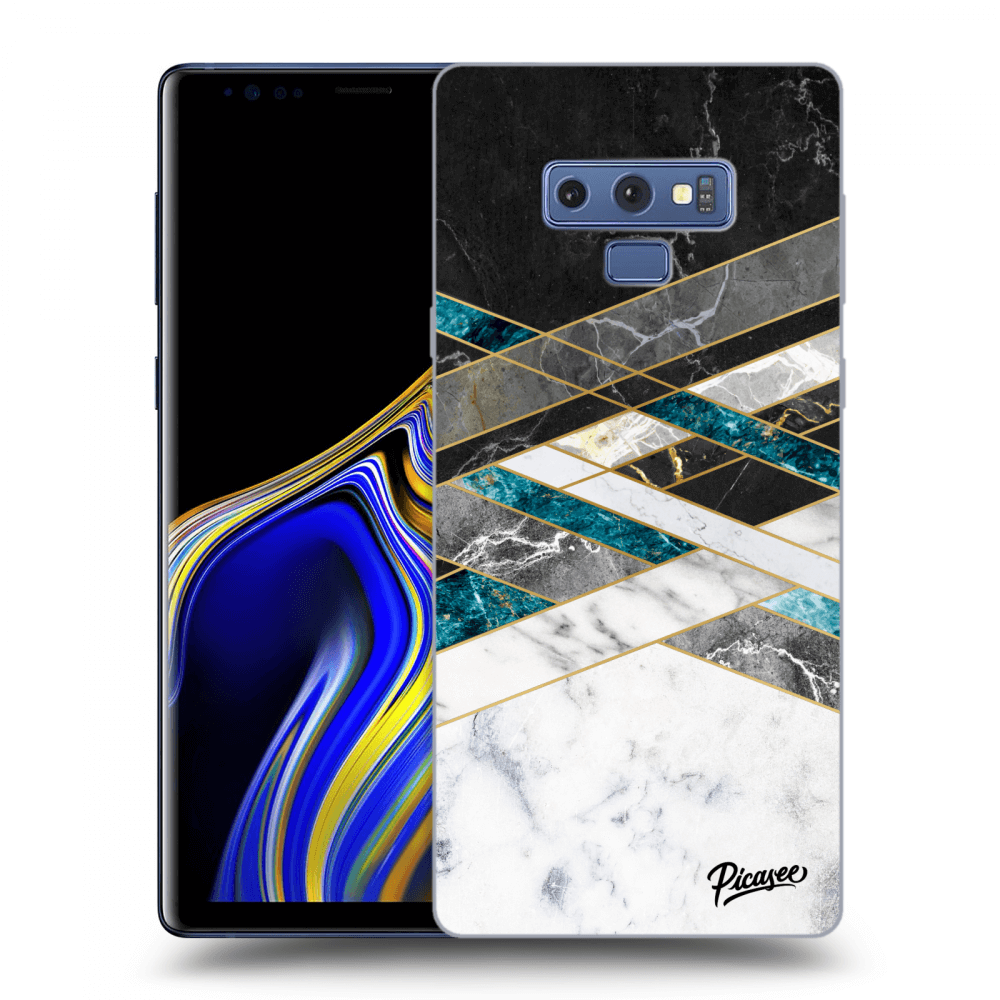 Picasee ULTIMATE CASE pro Samsung Galaxy Note 9 N960F - Black & White geometry