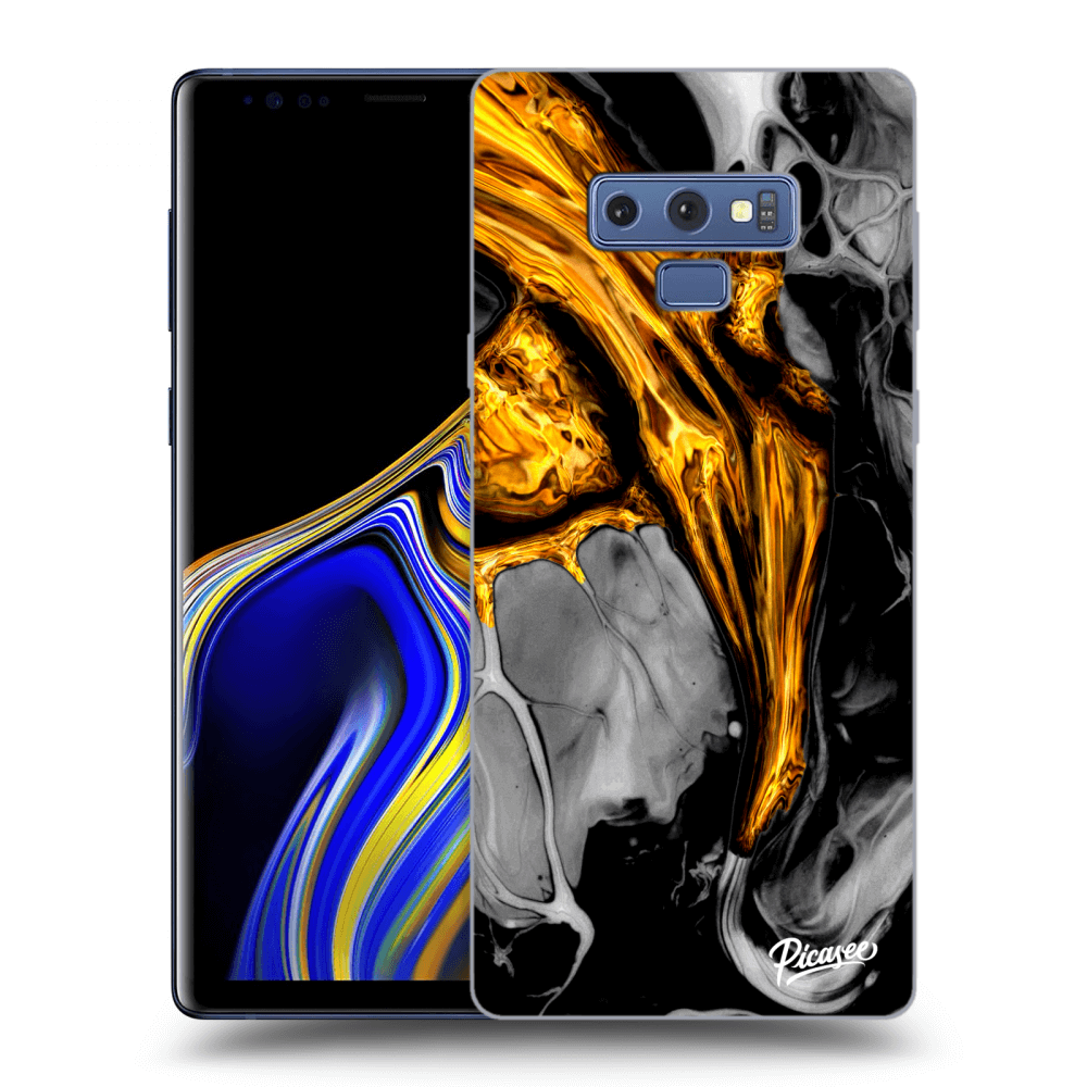 Picasee ULTIMATE CASE pro Samsung Galaxy Note 9 N960F - Black Gold