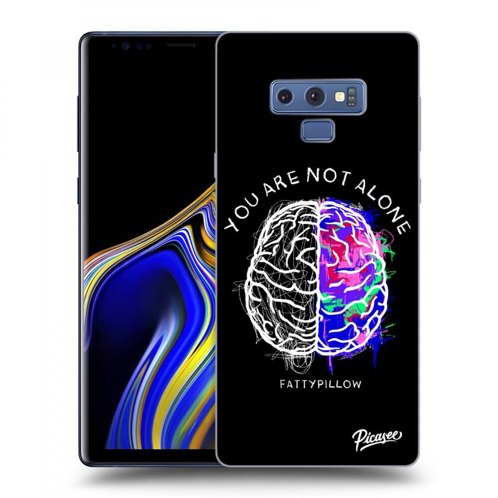 Picasee silikonový černý obal pro Samsung Galaxy Note 9 N960F - Brain - White