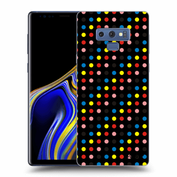 Picasee silikonový černý obal pro Samsung Galaxy Note 9 N960F - Colorful dots