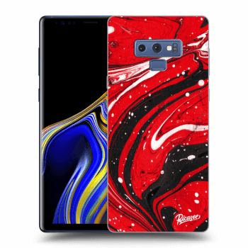 Picasee silikonový černý obal pro Samsung Galaxy Note 9 N960F - Red black