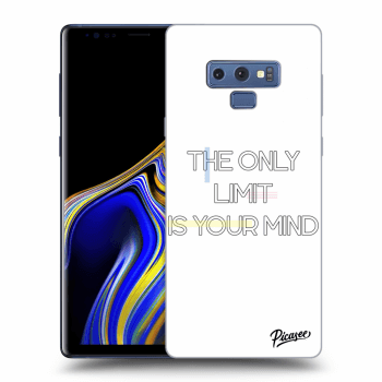 Picasee silikonový černý obal pro Samsung Galaxy Note 9 N960F - The only limit is your mind