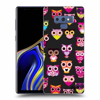 Picasee silikonový černý obal pro Samsung Galaxy Note 9 N960F - Owls