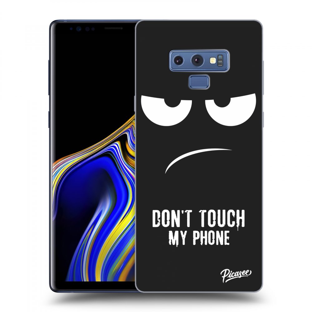Picasee silikonový černý obal pro Samsung Galaxy Note 9 N960F - Don't Touch My Phone