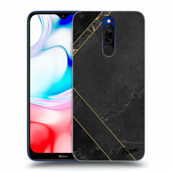 Obal pro Xiaomi Redmi 8 - Black tile