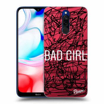 Picasee silikonový černý obal pro Xiaomi Redmi 8 - Bad girl