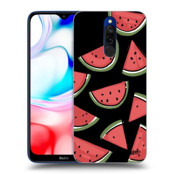 Picasee silikonový černý obal pro Xiaomi Redmi 8 - Melone