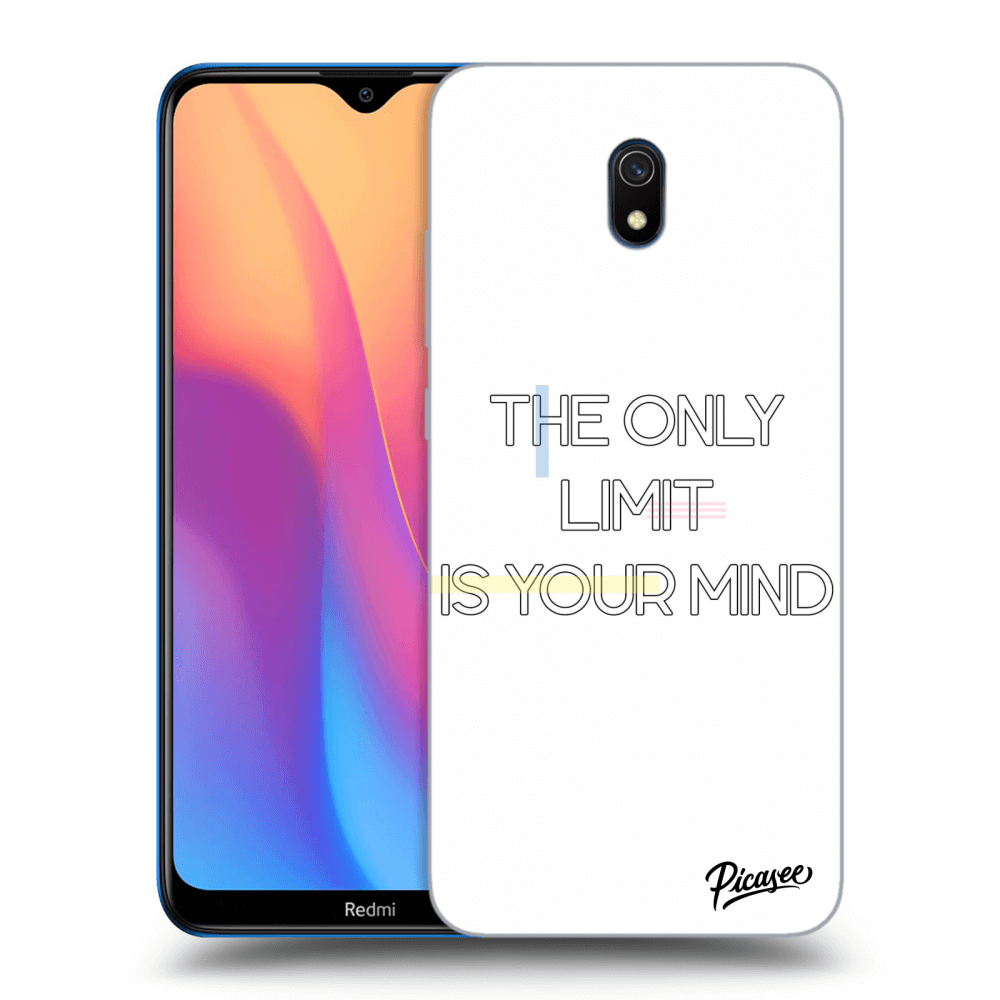 Picasee silikonový černý obal pro Xiaomi Redmi 8A - The only limit is your mind