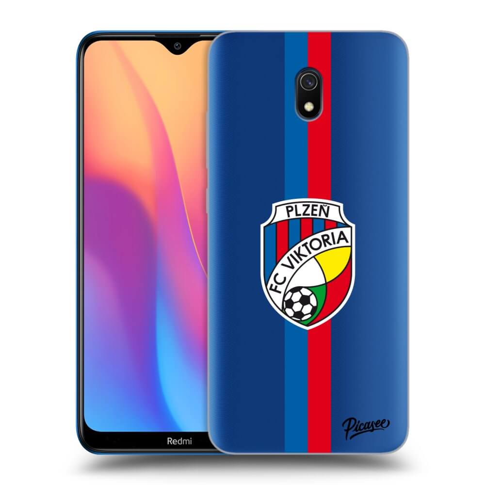 Picasee silikonový průhledný obal pro Xiaomi Redmi 8A - FC Viktoria Plzeň H