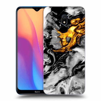 Obal pro Xiaomi Redmi 8A - Black Gold 2