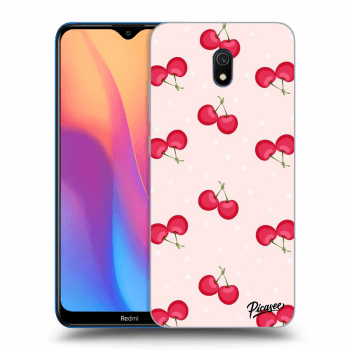 Picasee silikonový průhledný obal pro Xiaomi Redmi 8A - Cherries