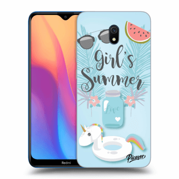 Picasee silikonový průhledný obal pro Xiaomi Redmi 8A - Girls Summer