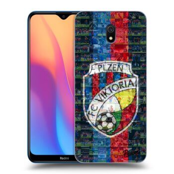 Picasee silikonový průhledný obal pro Xiaomi Redmi 8A - FC Viktoria Plzeň A