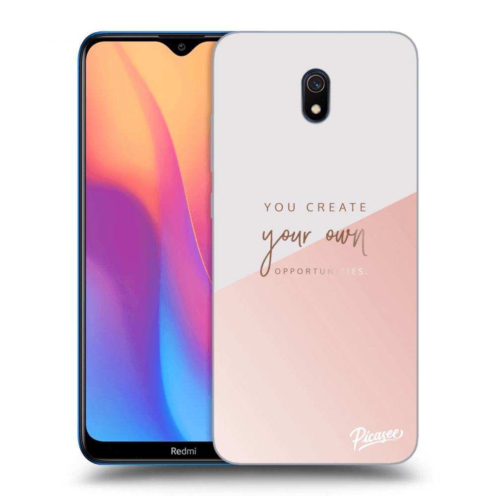 Picasee silikonový průhledný obal pro Xiaomi Redmi 8A - You create your own opportunities