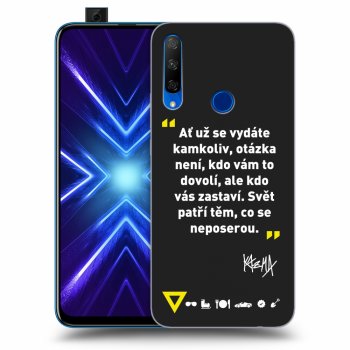 Obal pro Honor 9X - Kazma - SVĚT PATŘÍ TĚM, CO SE NEPOSEROU