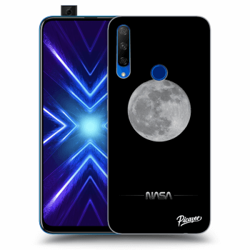 Picasee silikonový černý obal pro Honor 9X - Moon Minimal